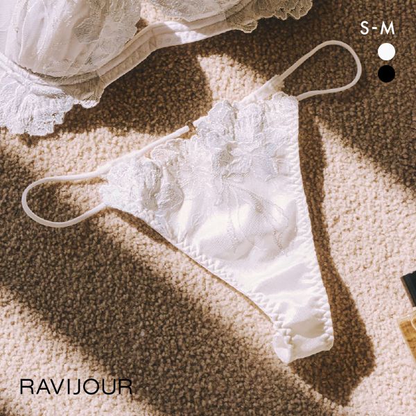 ラヴィジュール エレガンピオニー Tバック ショーツ SM バックレース 総レース 透け ホールデザイン RAVIJOUR