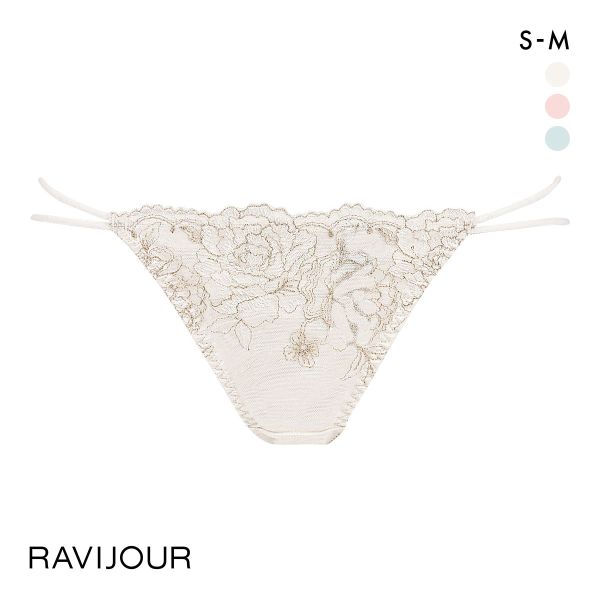 ラヴィジュール ブレッシングフラワー エンブレース ショーツ ノーマルショーツ SM バックレース 透け RAVIJOUR