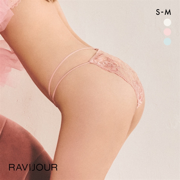 ラヴィジュール ブレッシングフラワー エンブレース ショーツ ノーマルショーツ SM バックレース 透け RAVIJOUR
