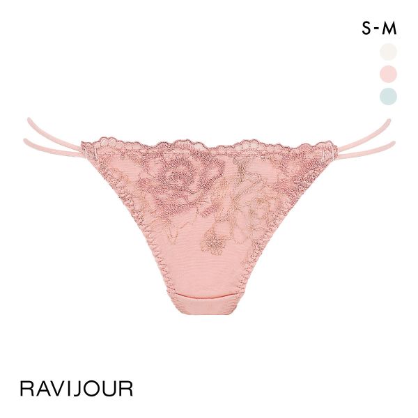 ラヴィジュール ブレッシングフラワー エンブレース Tバック Tバック SM バックレース 透け ストリング RAVIJOUR
