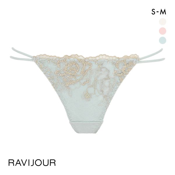 ラヴィジュール ブレッシングフラワー エンブレース Tバック Tバック SM バックレース 透け ストリング RAVIJOUR
