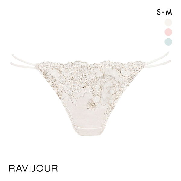 ラヴィジュール ブレッシングフラワー エンブレース Tバック Tバック SM バックレース 透け ストリング RAVIJOUR
