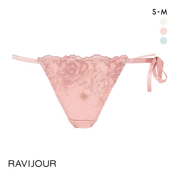 ラヴィジュール ブレッシングフラワー ストレッチレース ノーマルショーツ SM バックレース 透け RAVIJOUR