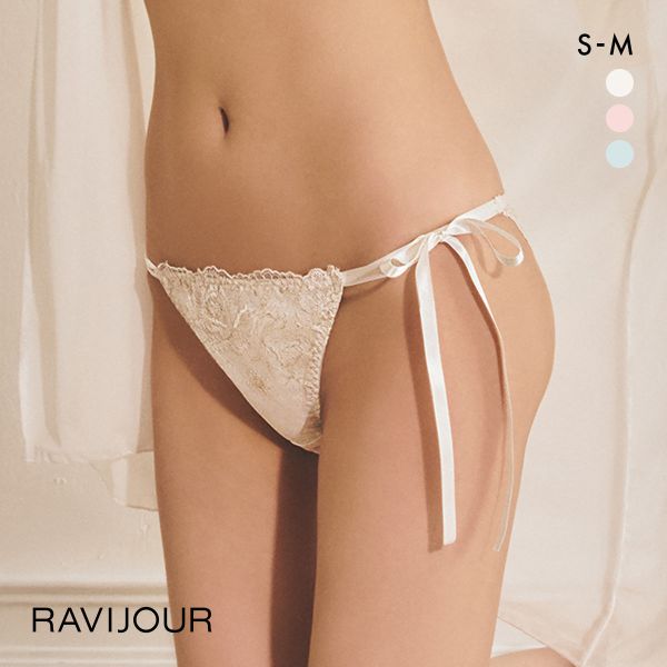 ラヴィジュール ブレッシングフラワー ストレッチレース ノーマルショーツ SM バックレース 透け RAVIJOUR