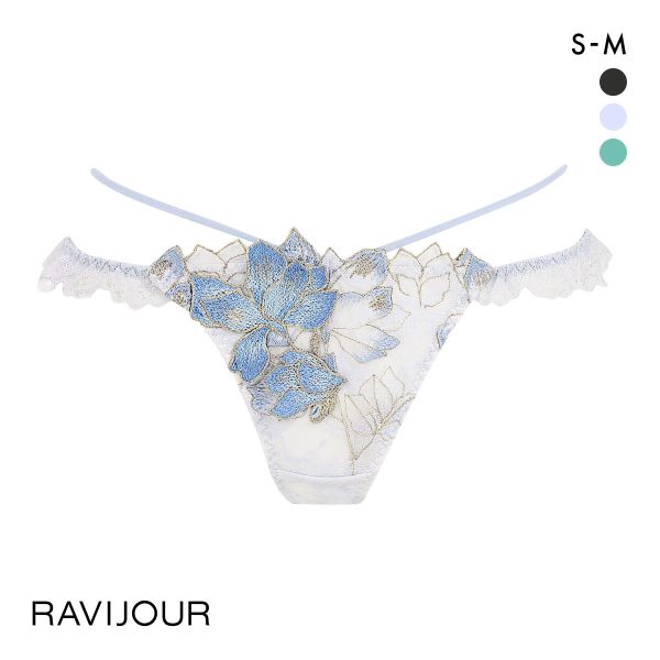ラヴィジュール ノーブルマグノリア ストレッチレース Tバック SM バックレース 透け ストリング RAVIJOUR