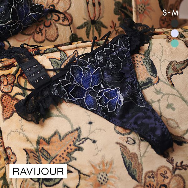 ラヴィジュール ノーブルマグノリア ストレッチレース Tバック SM バックレース 透け ストリング RAVIJOUR