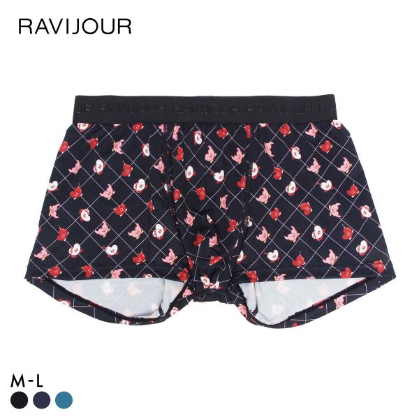 ラヴィジュール MINAMO ×田中かえさん×RAVIJOURコラボ メンズアンダーショーツ ボクサーパンツ RAVIJOUR ウオモ ラヴィモ デビモ