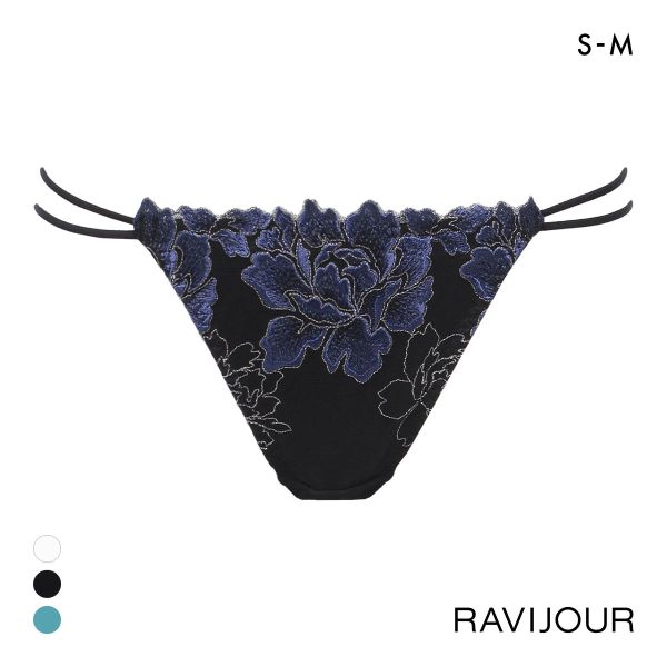 ラヴィジュール ルナリア エンブロイダリーレース ノーマルショーツ SM バックレース 透け RAVIJOUR