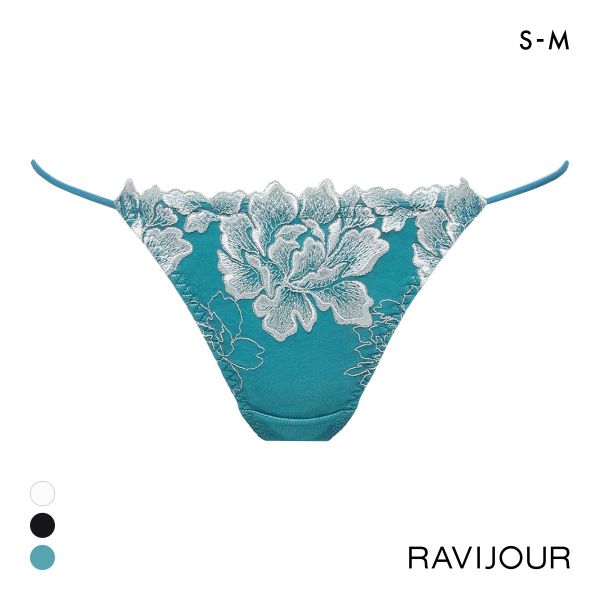 ラヴィジュール ルナリア レースアップ Tバックショーツ SM バックレース 透け ストリング RAVIJOUR