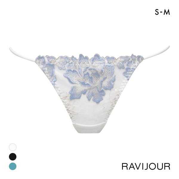 ラヴィジュール ルナリア レースアップ Tバックショーツ SM バックレース 透け ストリング RAVIJOUR