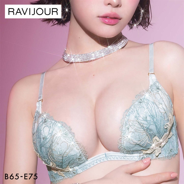 ラヴィジュール フェザーセレステ トリックリフト ブラジャー BCDE 盛り 谷間 バストアップ リフトアップ RAVIJOUR