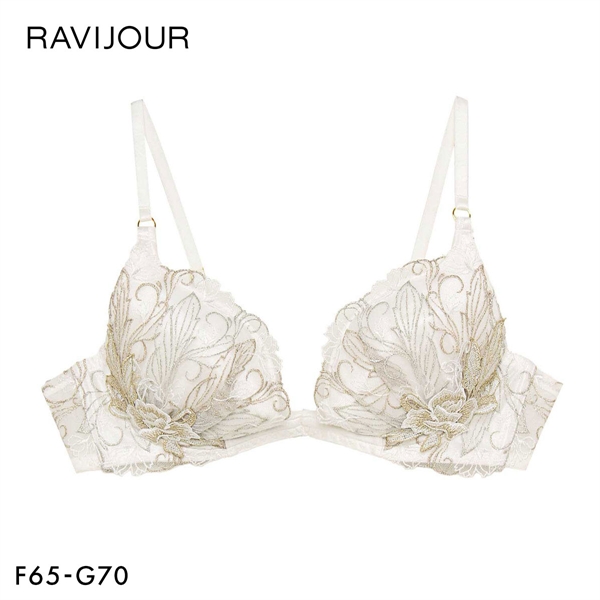 ラヴィジュール フェザーセレステ トリックリフト ブラジャー 大きいサイズ FG 盛り 谷間 バストアップ リフトアップ RAVIJOUR