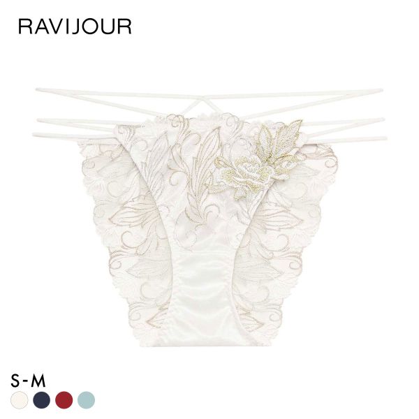 ラヴィジュール フェザーセレステ ストリングコード ショーツ ノーマルショーツ セクシー SM バックレース 透け RAVIJOUR