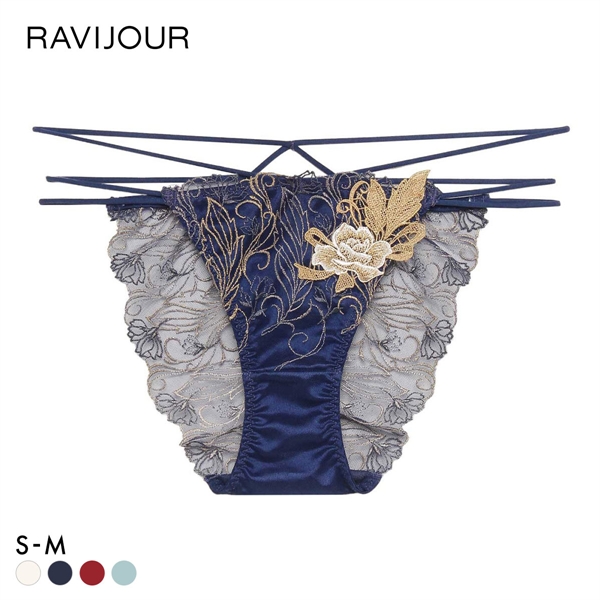 ラヴィジュール フェザーセレステ ストリングコード ショーツ ノーマルショーツ セクシー SM バックレース 透け RAVIJOUR
