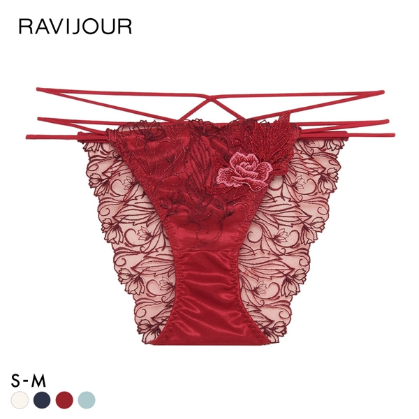 ラヴィジュール フェザーセレステ ストリングコード ショーツ ノーマルショーツ セクシー SM バックレース 透け RAVIJOUR