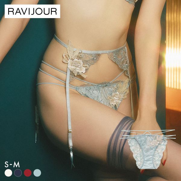 ラヴィジュール フェザーセレステ ストリングコード ショーツ ノーマルショーツ セクシー SM バックレース 透け RAVIJOUR