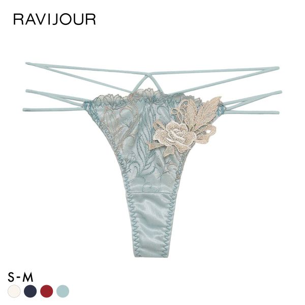 ラヴィジュール フェザーセレステ ストリングコード Tバックショーツ セクシー ソング タンガ SM バックレース 透け RAVIJOUR