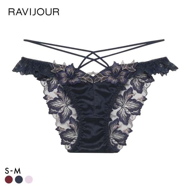 ラヴィジュール グロリアージュ フリルレース ショーツ ノーマルショーツ SM バックレース 透け RAVIJOUR