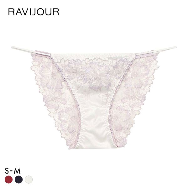 ラヴィジュール アルミラ エンブロイダリーレース ショーツ ノーマルショーツ SM バックレース 透け RAVIJOUR
