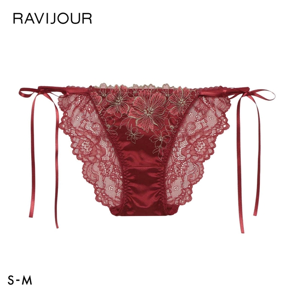 ラヴィジュール アルミラ サイドリボン ショーツ 紐パン ノーマルショーツ SM セクシー バックレース 透け RAVIJOUR