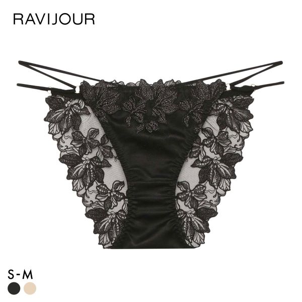 ラヴィジュール フィオナ エンブロイダリーレース ショーツ ノーマルショーツ SM バックレース 透け セクシー RAVIJOUR