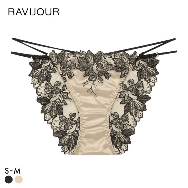 ラヴィジュール フィオナ エンブロイダリーレース ショーツ ノーマルショーツ SM バックレース 透け セクシー RAVIJOUR