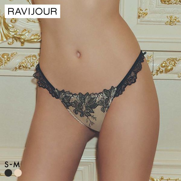 ラヴィジュール フィオナ ストレッチレース ショーツ ノーマルショーツ SM バックレース 透け セクシー RAVIJOUR