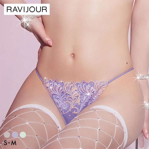 ラヴィジュール アヴェルネ エンブロイダリーレース ショーツ ノーマルショーツ SM セクシー バックレース 透け RAVIJOUR