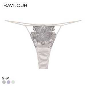 ラヴィジュール アヴェルネ エンブロイダリーレース Tバックショーツ ソング タンガ SM セクシー バックレース 透け RAVIJOUR