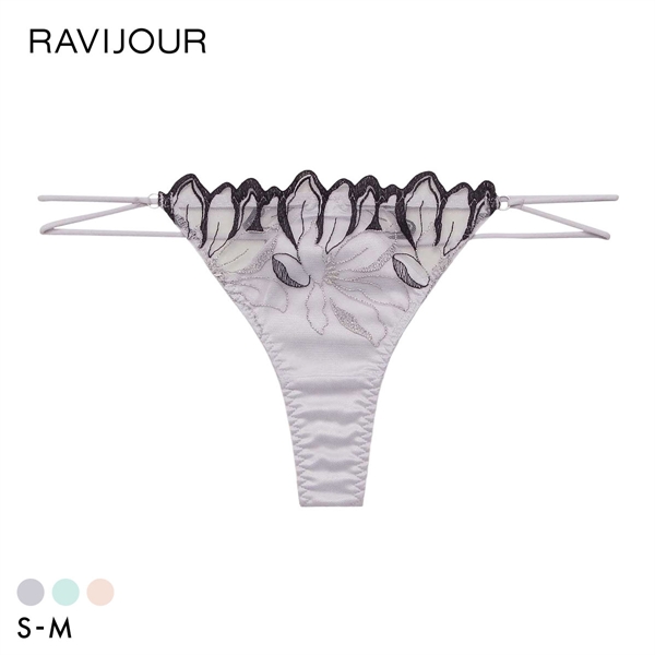 ラヴィジュール フィリナス ダブルストリングコード Tバックショーツ ソング タンガ SM セクシー バックレース 透け RAVIJOUR