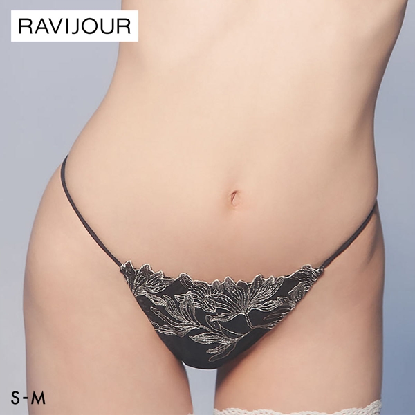 ラヴィジュール ミストフローラ エンブロイダリー Tバックショーツ ソング タンガ SM セクシー バックレース 透け RAVIJOUR