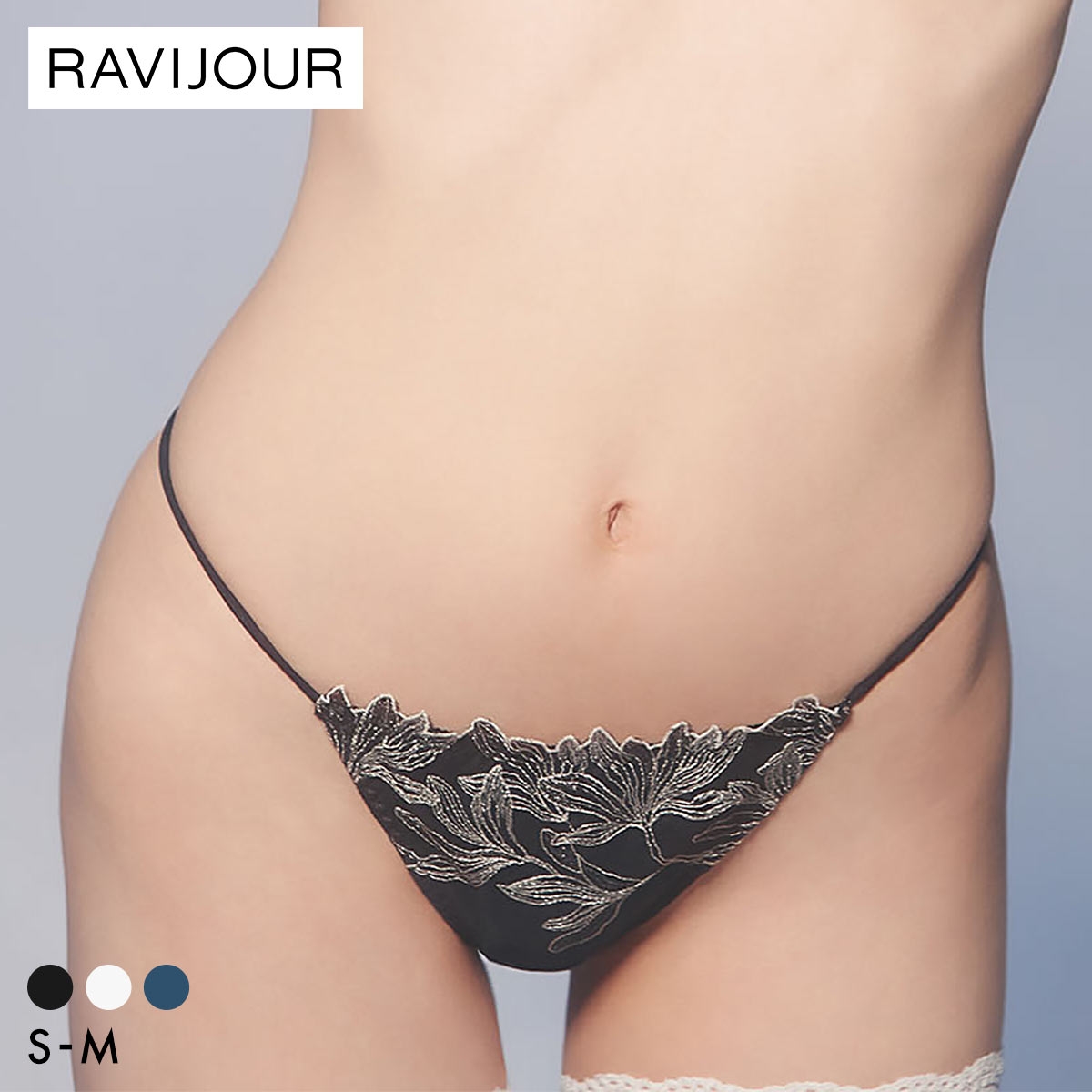ラヴィジュール ミストフローラ エンブロイダリー Tバックショーツ ソング タンガ SM セクシー バックレース 透け RAVIJOUR