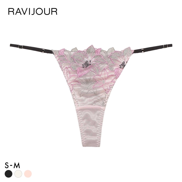 ラヴィジュール エリザベス ストレッチレース Tバックショーツ ソング タンガ SM セクシー バックレース 透け RAVIJOUR
