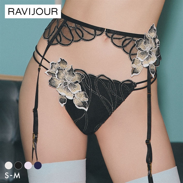 ラヴィジュール コルディア エンブロイダリー ノーマルショーツ SM セクシー バックレース 透け ハイライン HIGHLINE by RAVIJOUR