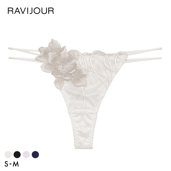 ラヴィジュール コルディア エンブロイダリー Tバックショーツ SM セクシー バックレース 透け ハイライン HIGHLINE by RAVIJOUR