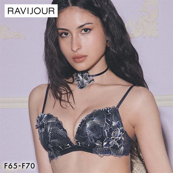 ラヴィジュール オーバーフラワー シンクアップブラ ブラジャー FG 盛り 谷間 バストアップ リフトアップ RAVIJOUR