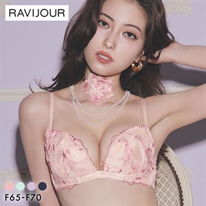 ラヴィジュール オーバーフラワー シンクアップブラ ブラジャー FG 盛り 谷間 バストアップ リフトアップ RAVIJOUR