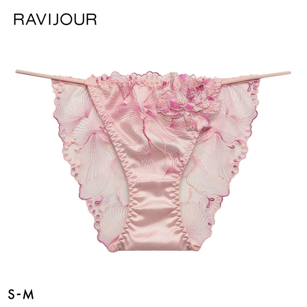 ラヴィジュール オーバーフラワー エンブロイダリーレース ノーマルショーツ SM セクシー バックレース 透け RAVIJOUR