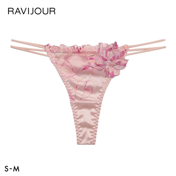 ラヴィジュール オーバーフラワー ストレッチレース Tバックショーツ SM セクシー バックレース 透け RAVIJOUR