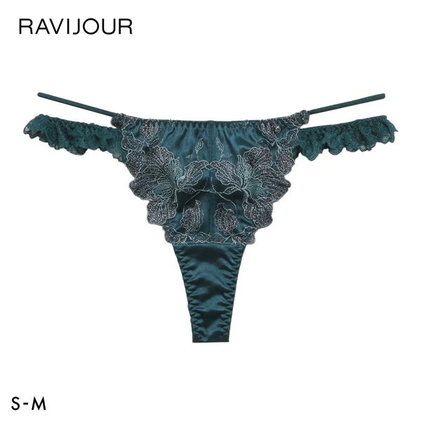 ラヴィジュール ラナルミエル エンブロイダリーレース Tバックショーツ SM セクシー バックレース 透け RAVIJOUR