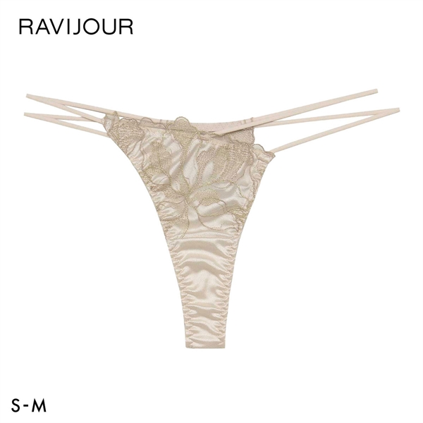ラヴィジュール ミュレナ エンブロイダリーレース Tバックショーツ SM セクシー バックレース 透け RAVIJOUR