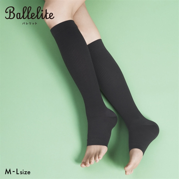 バレリット 着圧キュアソックス Ballelite