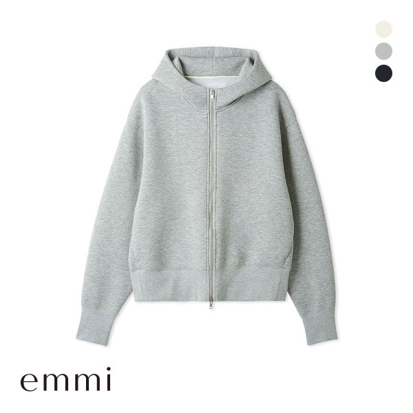 エミ ジップアップダンボールフーディー emmi