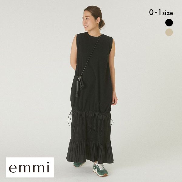 エミ ノースリドッキングワンピース emmi