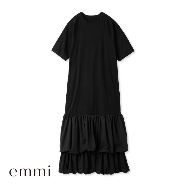 エミ ドッキングTEEタフタワンピース emmi
