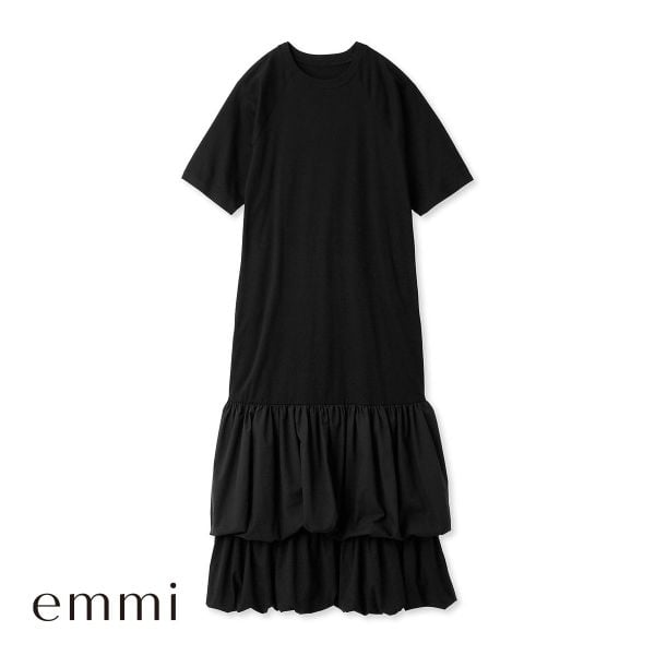 エミ ドッキングTEEタフタワンピース emmi