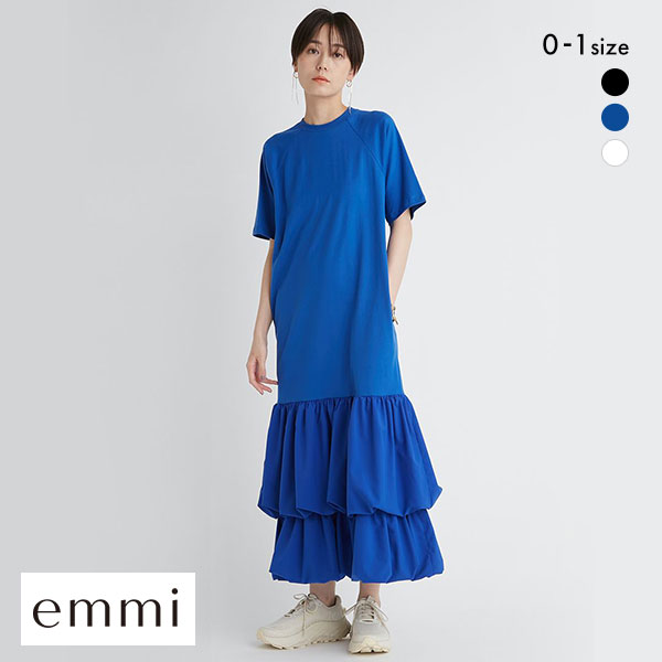 エミ ドッキングTEEタフタワンピース emmi