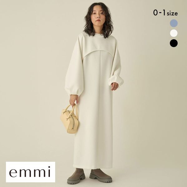 エミ 3wayレイヤードダンボールワンピース emmi