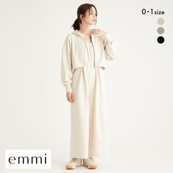 エミ パーカー×ベアオールインワンセット emmi