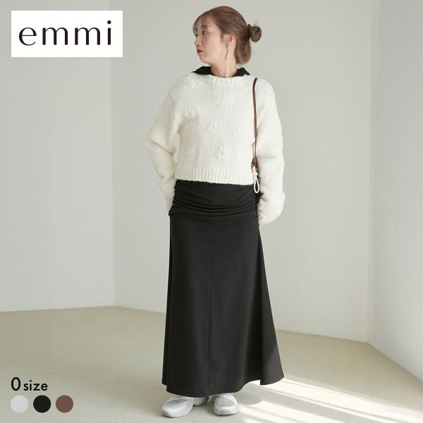 エミ カットソーフーディーワンピース emmi
